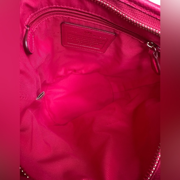Coach Whiplash Mini Duffle Leather Pink Ruby Shoulder/Crossbody Bag- RARE ✨ - Picture 12 of 14